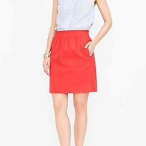 J Crew Elastic Waist Pull On Skirt